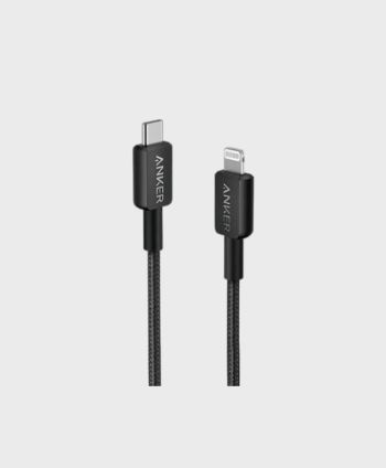 ANKER 322 USB-C TO LIGHTNING CABLE (3FT BRAIDED) BLACK