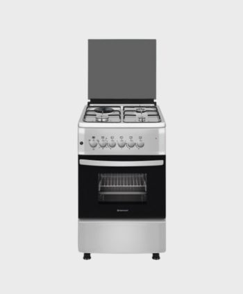 WESTPOINT COOKER, 3 GAS, ELECTRIC OVEN, AUTO IGNITION, INOX