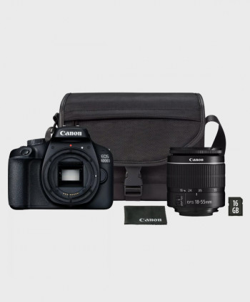 CANON EOS 4000D TRAVEL KIT 18-55 DC+ 16GB SDHC+ BAG