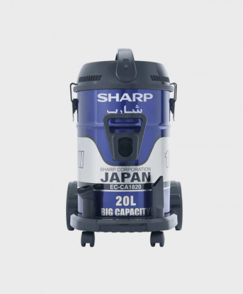 SHARP BARREL CANISTER DRY BLUE VACUUM CLEANER 1800W - ECCA1820Z