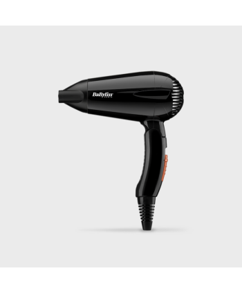 BABYLISS FOLDING TRAVEL HAIR DRYER 2000W BLACK
