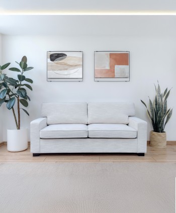 SOFA BED ALESSIA SFB001 FABRIC CORN W1330 *D 1830 MM