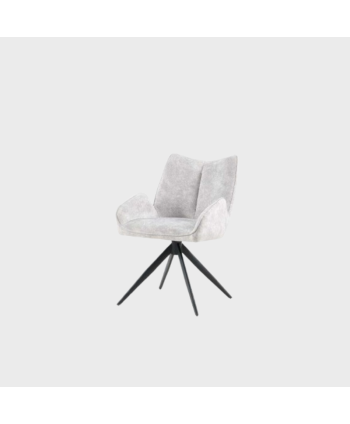 ASPEN PL7072  DINING CHAIR W550*D630*H790MM FABRIC: 802-3# METAL LEG WITH BLACK SAND POWDER COATING