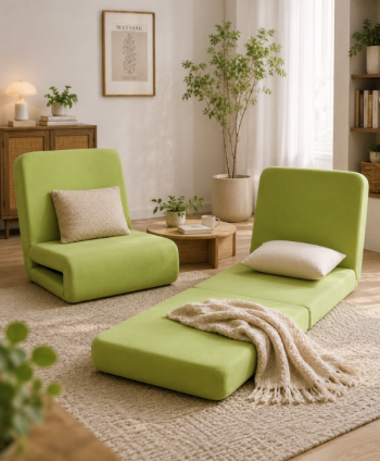 SOFA BED AMALFI SF-N2202 GREEN - 1900*640*115 MM