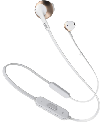 JBL TUNE 205BT WIRELESS EARBUD HEADPHONES CHAMP GOLD T205BTGLD
