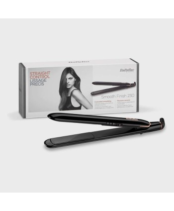 BABYLISS HAIR STRAIGHTENER SMOOTH FINISH BLACK & ROSE GOLD