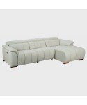 FIORENTINA HY-8105 1S RECLINER + 1 ARMLESS + CHAISE RHF TOP LEATHER WHITE FIORENTINA HY-8105 1S RECLINER + 1 ARMLESS + CHAISE RHF TOP LEATHER WHITE