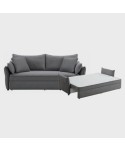 AUSTEN LV03110 SOFA SLEEPER GRAY WATER REPELLENT FABRIC SOFA: L2210 * W790 * H920 MM AUSTEN LV03110 SOFA SLEEPER GRAY WATER REPELLENT FABRIC SOFA: L2210 * W790 * H920 MM