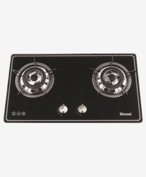 RINNAI BUILT IN HOB 2 GAS BURNERS RVB-2BGB