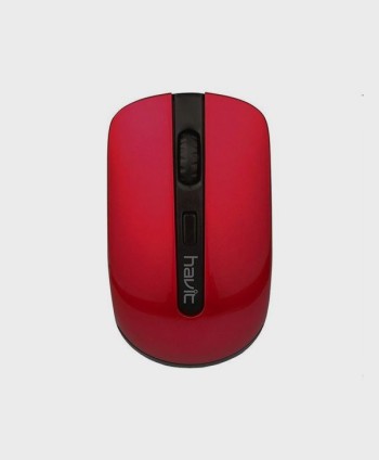 HAVIT ACCESSORY MOUSE WIRELESS 2.4G RED & BLACK