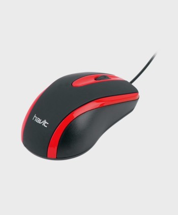 HAVIT MOUSE WITH WIRE HV-MS753 RED & BLACK MCMS753RBK