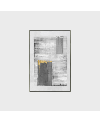 C-P4365N-2C  PRINTING+50% HAND PAINT  82.5*122.5*4.5  GB056-303 BLACK&SILVER