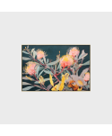 C-P6996N-2C  PRINTING+50% HAND PAINT  122.5*82.5*4.5  GB056-3316 LIGHT WOOD GRAIN PS FRAME