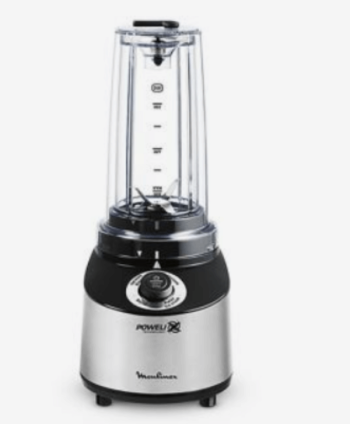 MOULINEX BLENDER FRESHBOOST NOIR + 2 GOURDES LM181D10