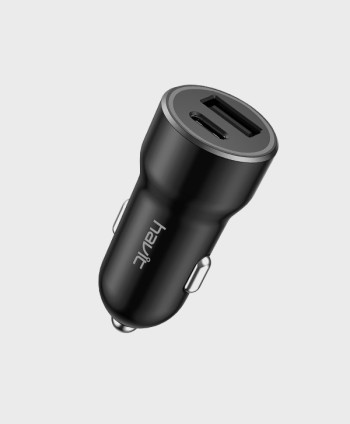 HAVIT CAR CHARGE CC613 2 OUTPUT BLACK