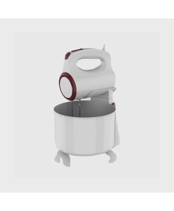 TRUST HAND MIXER WITH BOWL 300W WHITE/MAROON