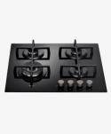 WHIRLPOOL BUILT IN HOB 4 GAS BURNERS 60CM GLASS BLACK GOA6423