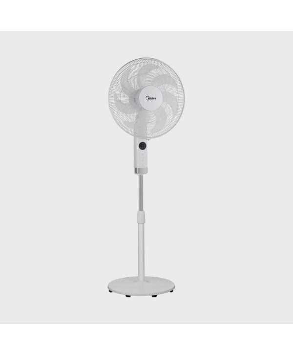 MIDEA STAND FAN 16" WITH REMOTE CONTROL BLACK COLOUR- 7 BLADES