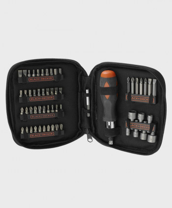 BLACK&DECKER 56 PIECES  RATCHET SCREWDRIVER SET A7104-XJ