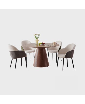 ANTIBES PL1045  DINING TABLE DIA1350*H750CM TOP: MDF WITH VENEER PARQUET LEG: MDF+VENNER