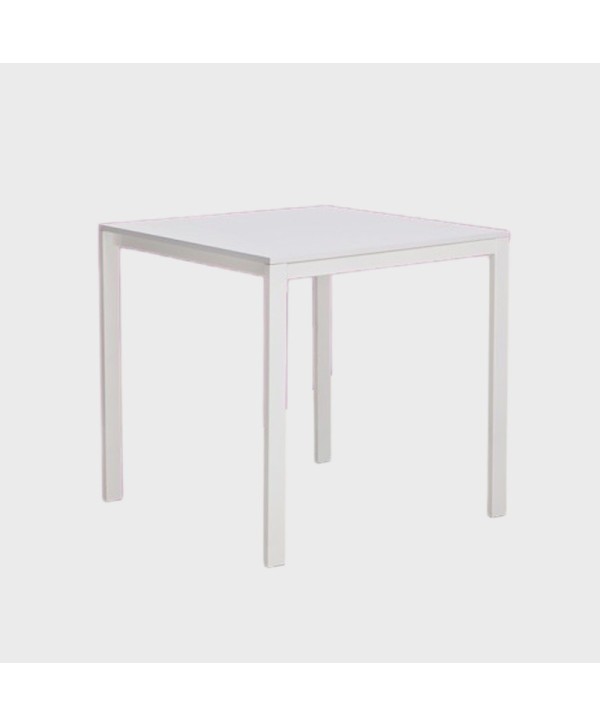 NOVARA¬† CZ-N2315 DINING TABLE 15MM METAL FRAME WHITE + BOARD WHITE