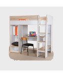 AURORA WORKSTATION BED REF 3758 SONOMA OAK + DARK GREY