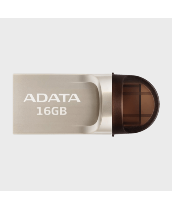 ADATA PEN DRIVE 16GB GOLD UC370 AUC37016GRGD ADATA PEN DRIVE 16GB GOLD UC370 AUC37016GRGD
