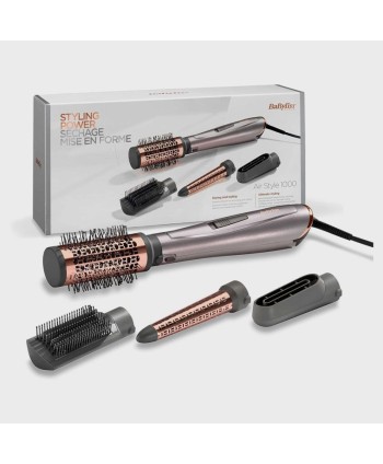 BABYLISS AIR STYLER SET  (4 ACCESSORIES) SHADOW GREY/ROSE GOLD