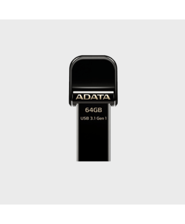 ADATA PEN DRIVE 64GB LIGHTING BLACK AI920 AAI92064GCBK ADATA PEN DRIVE 64GB LIGHTING BLACK AI920 AAI92064GCBK