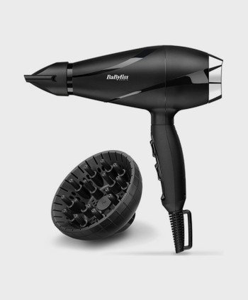 BABYLISS HAIR DRYER SHINE PRO 2200 BLACK/CHROME