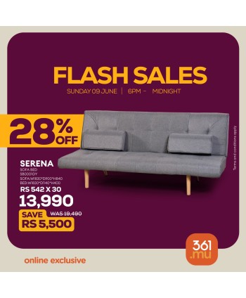 SERENA SF10 SOFA BED DOUBLE FABRIC