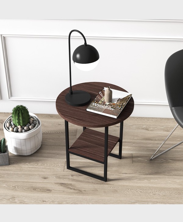 RUUM MILAS SIDE TABLE WALNUT