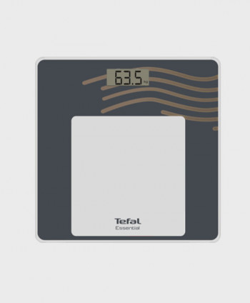 TEFAL BATHROOM SCALE ESSENTIAL BLACK