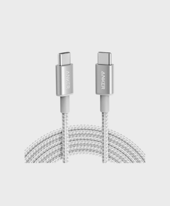 ANKER USB-C TO USB-C CABLE (6 FT, 240W, BRAIDED) - WHITE