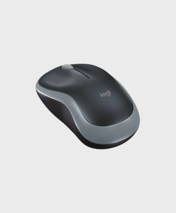 LOGITECH WIRELESS MOUSE M185 (BLACK & SWIFT GREY) OPTICAL