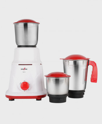 KENSTAR MIXER GRINDER SPICE 500W- WHITE /RED